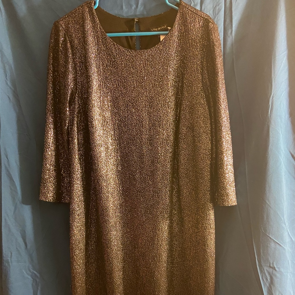 Lane Bryant Sparkly Black Dress